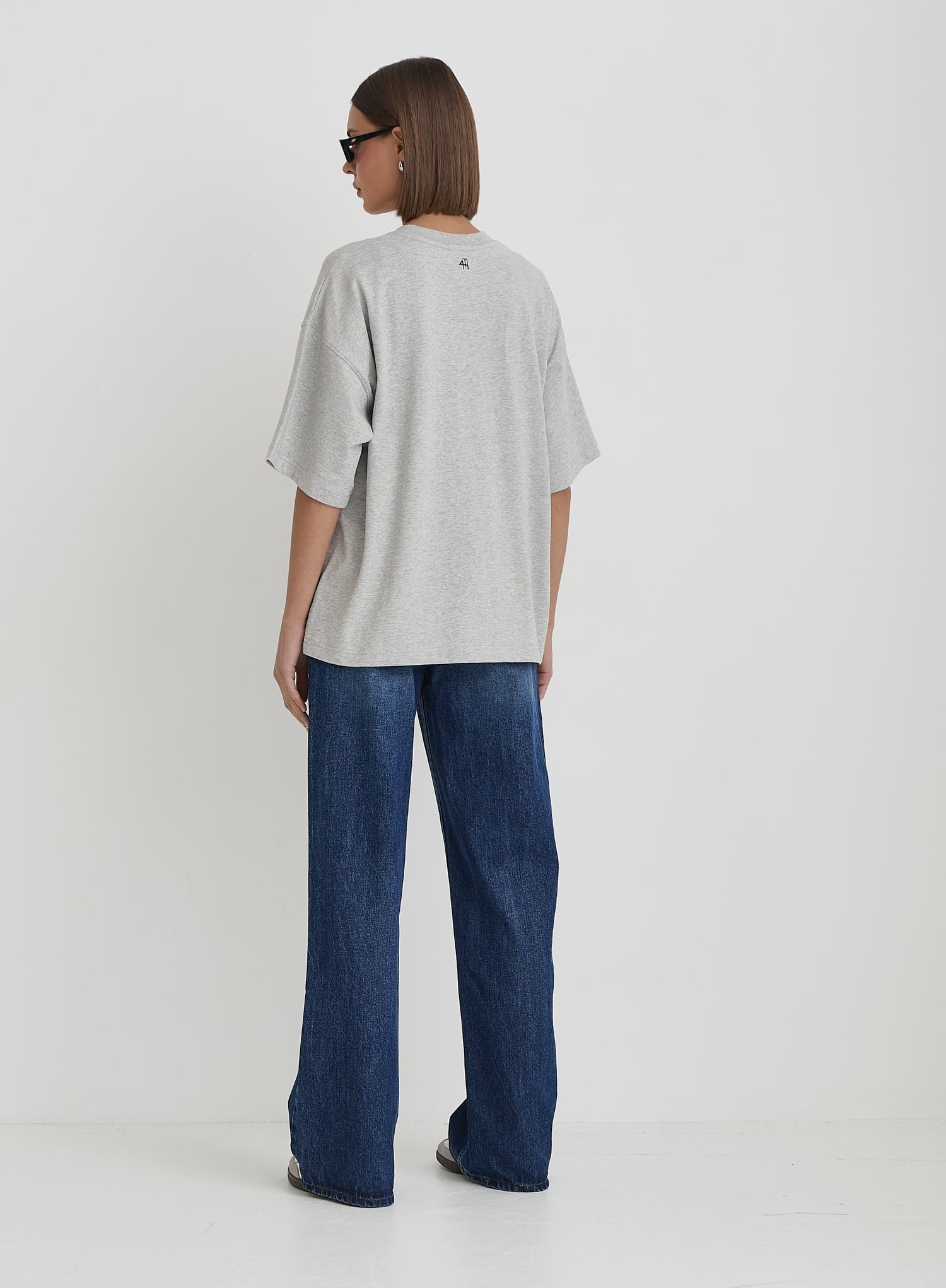 Grey Fourth Branded Oversized T-Shirt